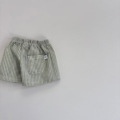 Baby Toddler Land SS26 Seersucker Gingham Shorts (4m - 6y) - 4 Colors - AT NOON STORE