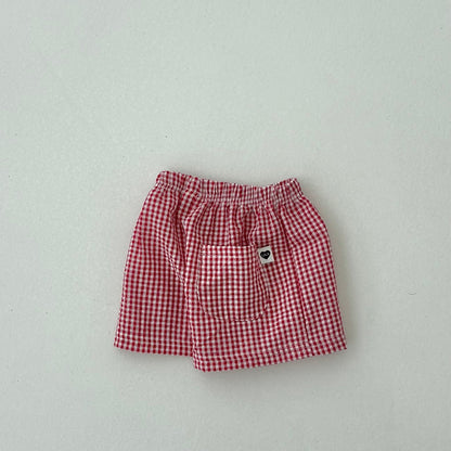 Baby Toddler Land SS26 Seersucker Gingham Shorts (4m - 6y) - 4 Colors - AT NOON STORE