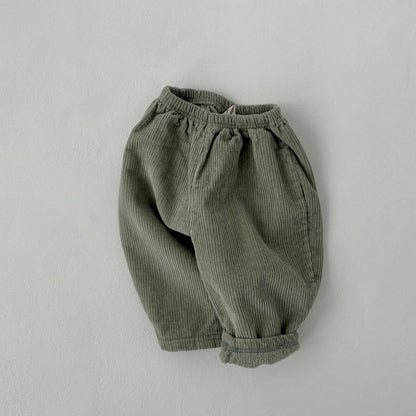 Baby Toddler Land W25 Warm Corduroy Pull - on Pants (4m - 6y) - 4 Colors kids outfit