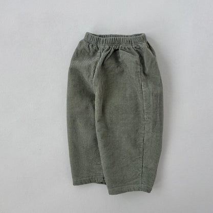 Baby Toddler Land W25 Warm Corduroy Pull - on Pants (4m - 6y) - 4 Colors kids outfit
