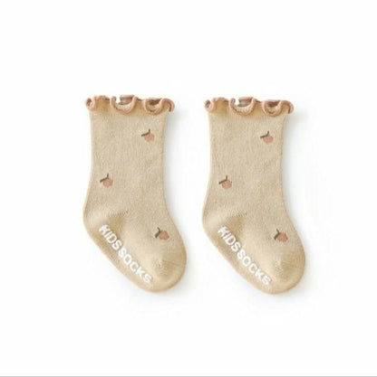 Baby Toddler Lettuce - Edge Non - Slip Socks (0 - 5y) - 3 Colors kids outfit