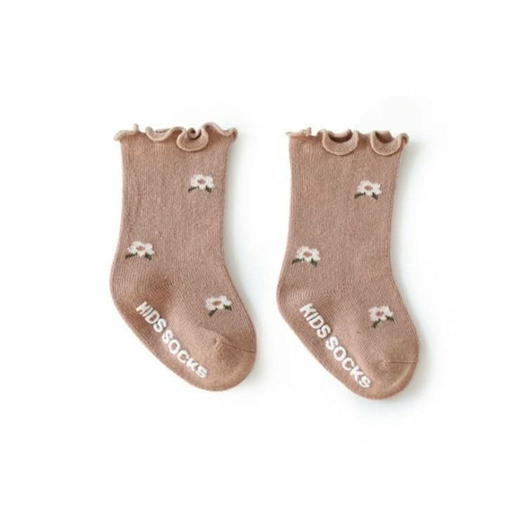Baby Toddler Lettuce - Edge Non - Slip Socks (0 - 5y) - 3 Colors kids outfit