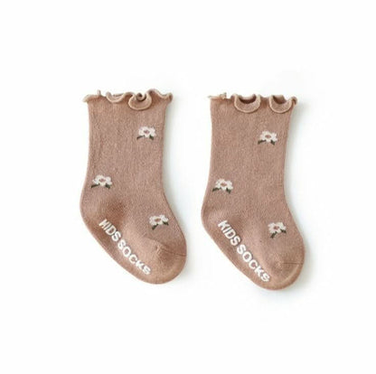 Baby Toddler Lettuce - Edge Non - Slip Socks (0 - 5y) - 3 Colors kids outfit