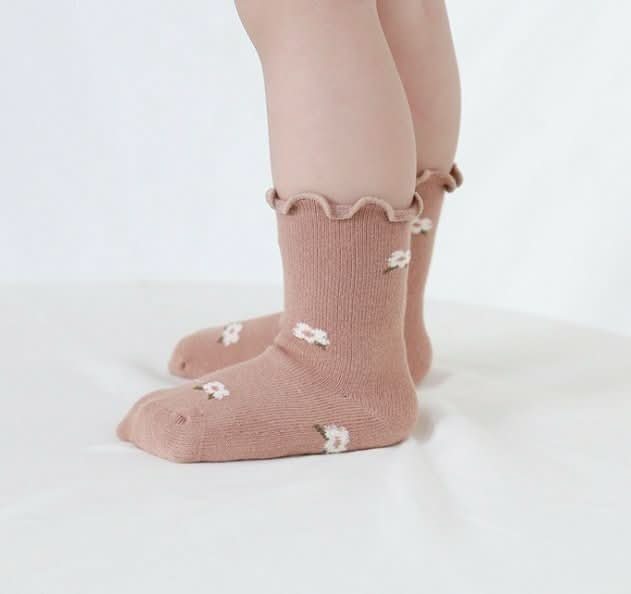 Baby Toddler Lettuce - Edge Non - Slip Socks (0 - 5y) - 3 Colors kids outfit