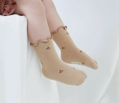 Baby Toddler Lettuce - Edge Non - Slip Socks (0 - 5y) - 3 Colors kids outfit