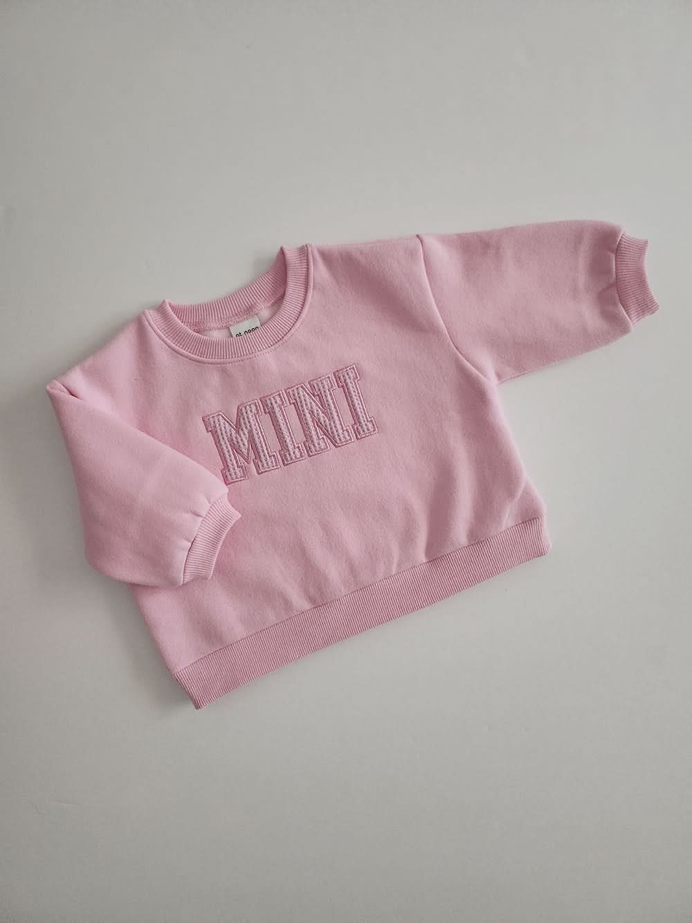 Baby Toddler Mini Waffle Embroidery Sweatshirt Sweatshirt (6m - 6y) - 4 Colors kids outfit