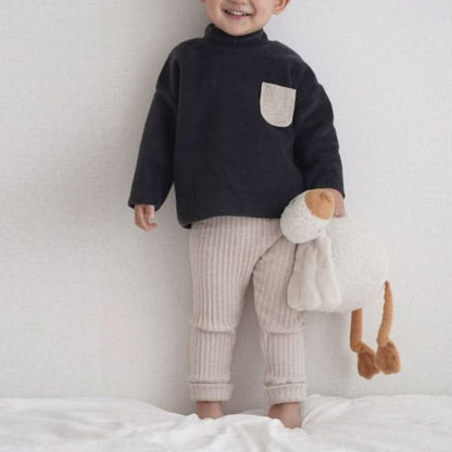Baby Toddler Nunu Soft Fleece Pocket Top (3m - 6y) - 3 Colors kids outfit