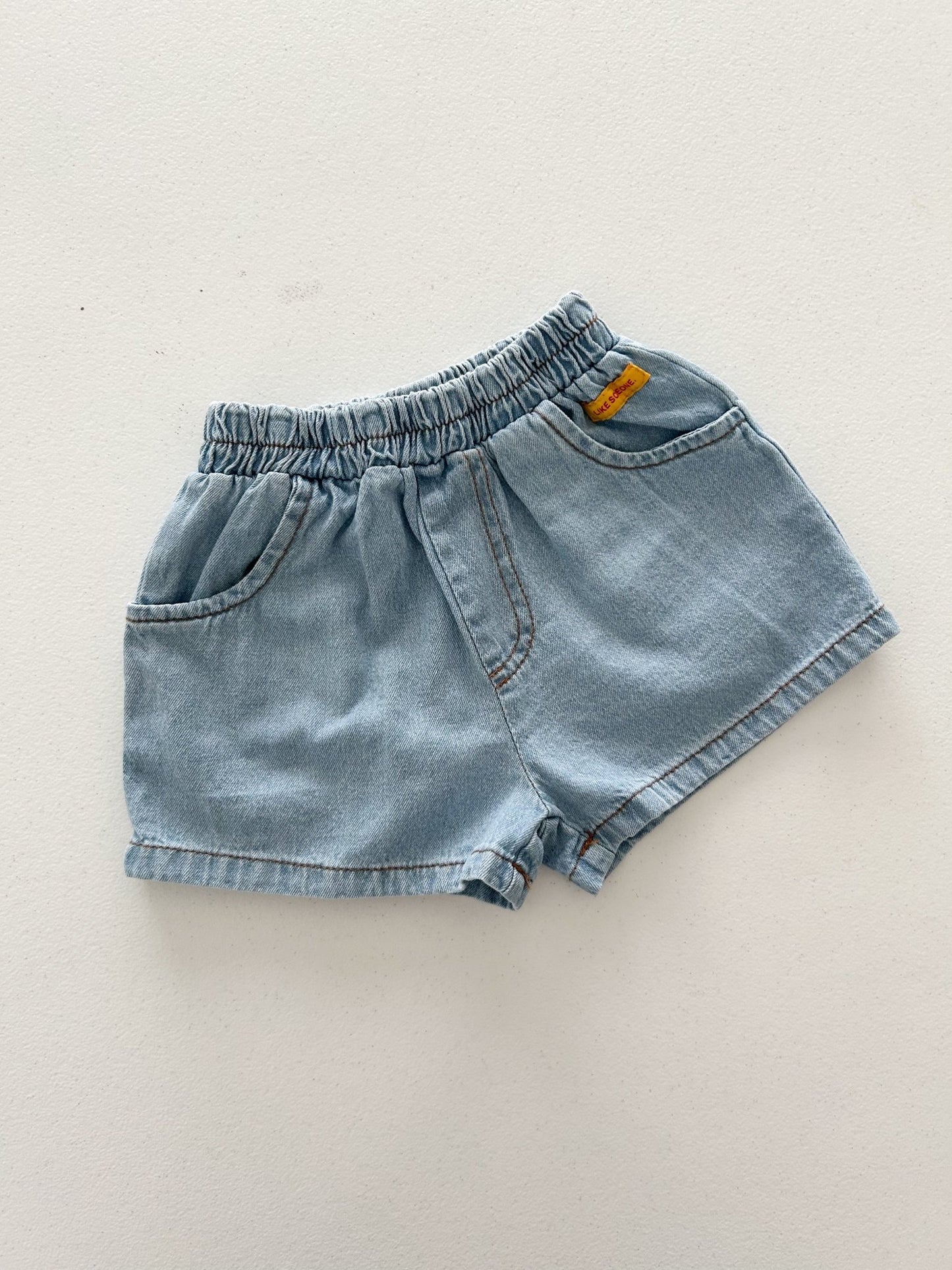 Baby Toddler SS26 Denim Shorts (4m - 6y) - 2 Colors - AT NOON STORE