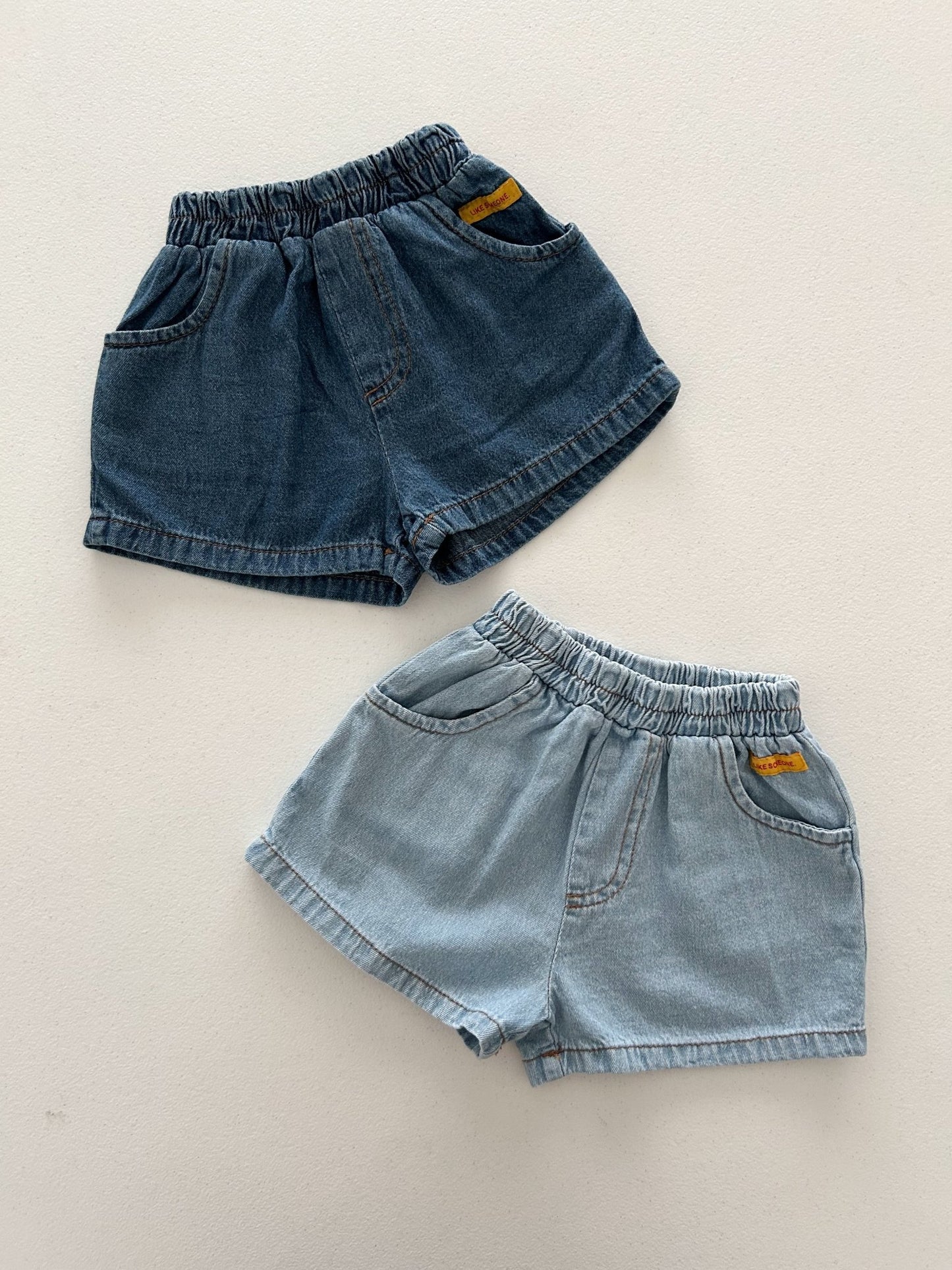 Baby Toddler SS26 Denim Shorts (4m - 6y) - 2 Colors - AT NOON STORE