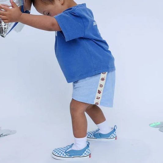 Baby/ Toddler Sunday Cosmo Shorts (5 - 8y) - Blue - AT NOON STORE