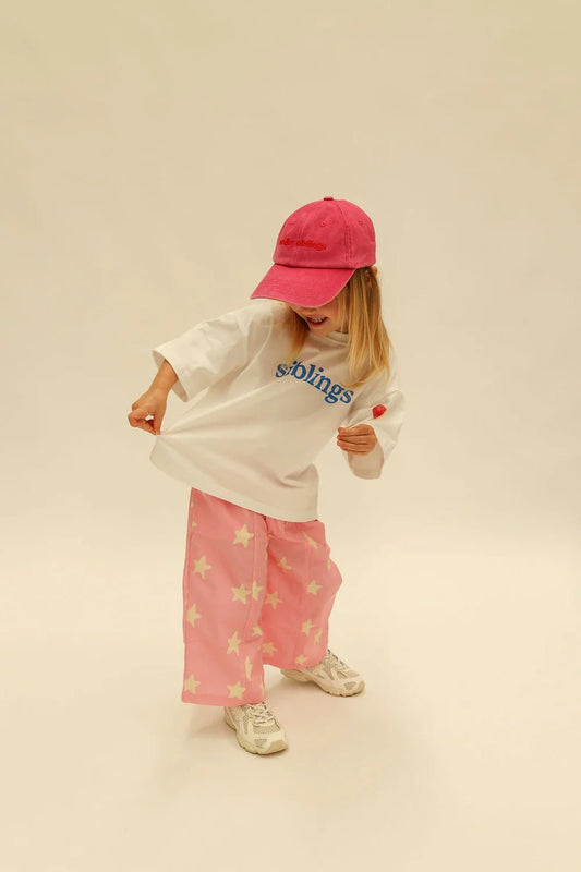 Baby/ Toddler Sunday Dusty Star Pants (0 - 8y) - Pink - AT NOON STORE