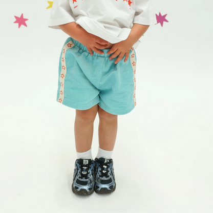Baby/ Toddler Sunday Playtime Cord Shorts(5 - 7y) - Light Blue - AT NOON STORE