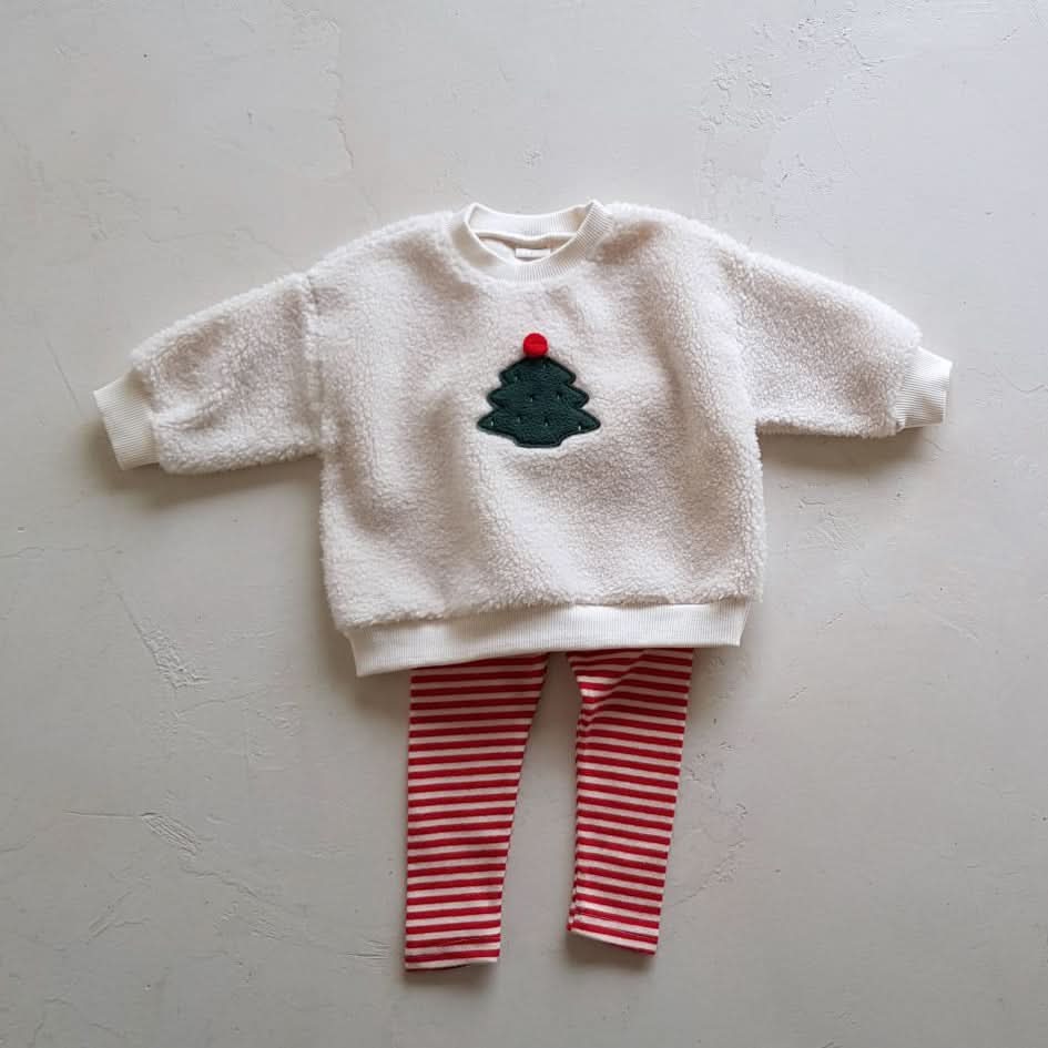 Baby W24 Holiday Stripe Leggings (6 - 18m) - 2 Colors kids outfit