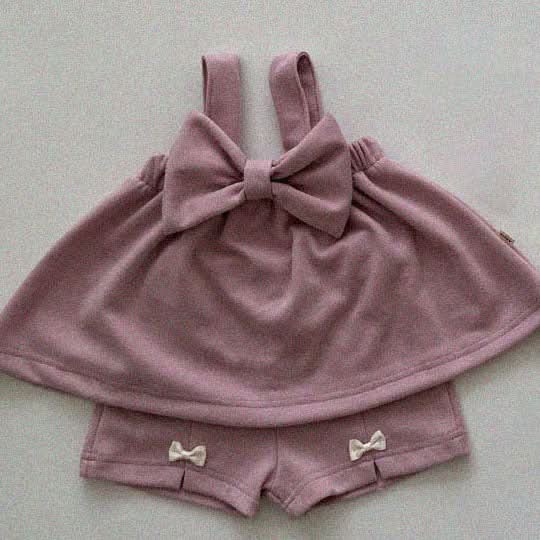 Baby/Toddler Aosta Big Bow Flare Cami Top (3m - 5y) - 3 Colors kids outfit