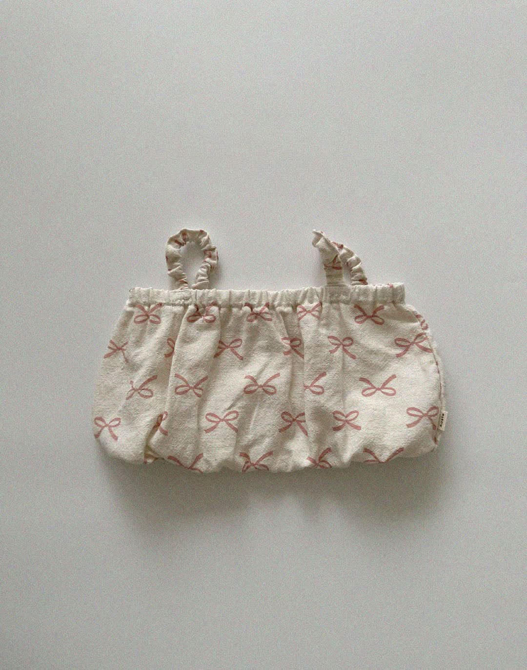 Baby/Toddler Aosta Elastic Strap Bow Print Cropped Tank Top (3m - 5y) - 2 Colors kids outfit