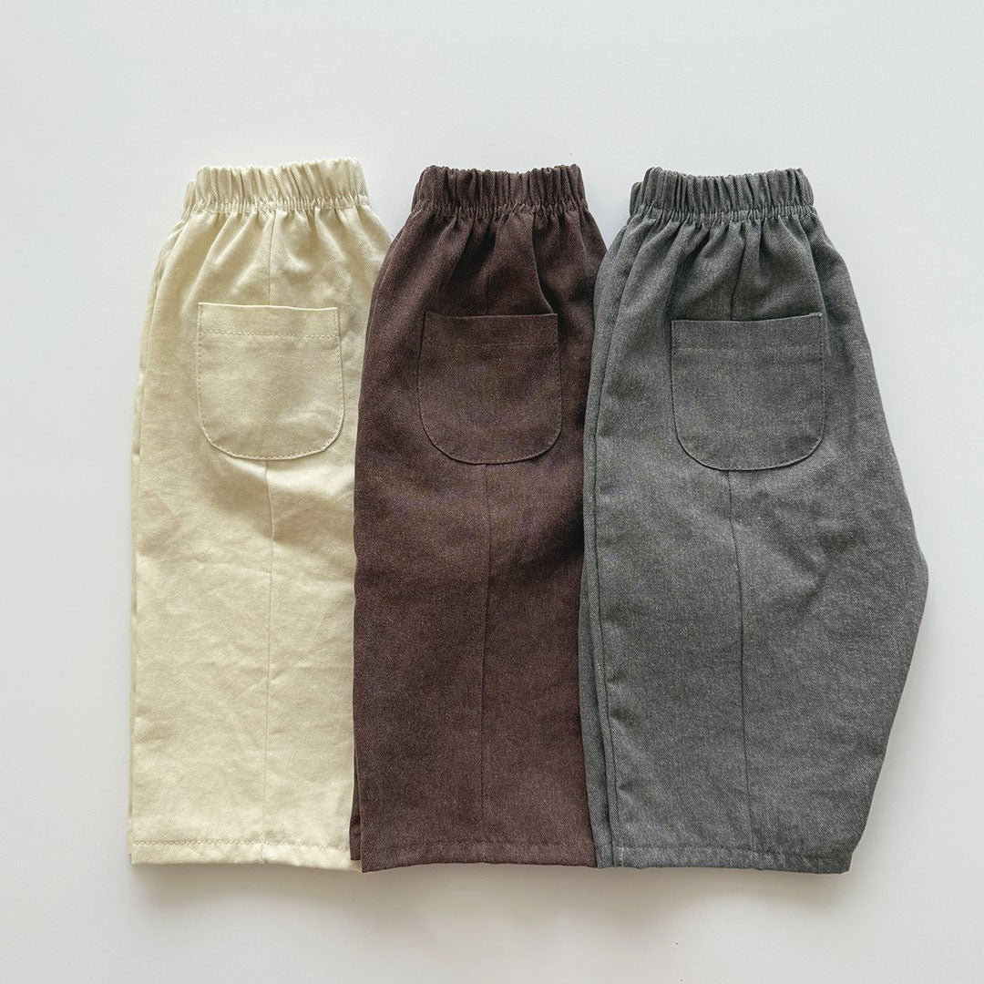 Baby/Toddler Aosta F25 Stitch Detail Pull - on Pants (3m - 5y) - 3 Colors kids outfit