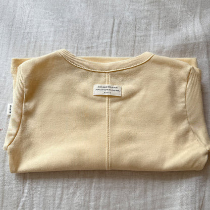 Baby/Toddler Aosta F25 Stitch Detail Ribbed Long Sleeve Top (3m - 5y) - 5 Colors kids outfit