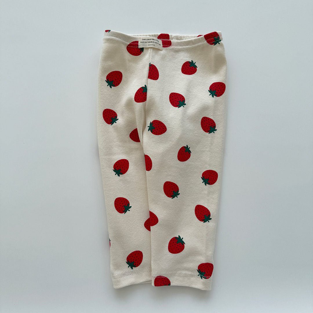 Baby/Toddler Aosta F25 Strawberry Leggings (3m - 5y) - 2 Colors kids outfit