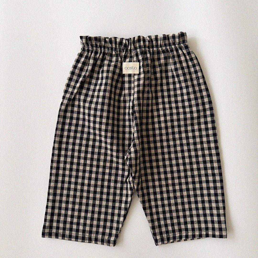 Baby/Toddler Aosta F26 Gingham Pull-on Pants (3m-5y) - 4 Colors kids outfit