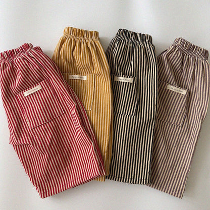 Baby/Toddler Aosta F26 Stripe Pull-on Pants (3m-5y)- 4 Colors kids outfit