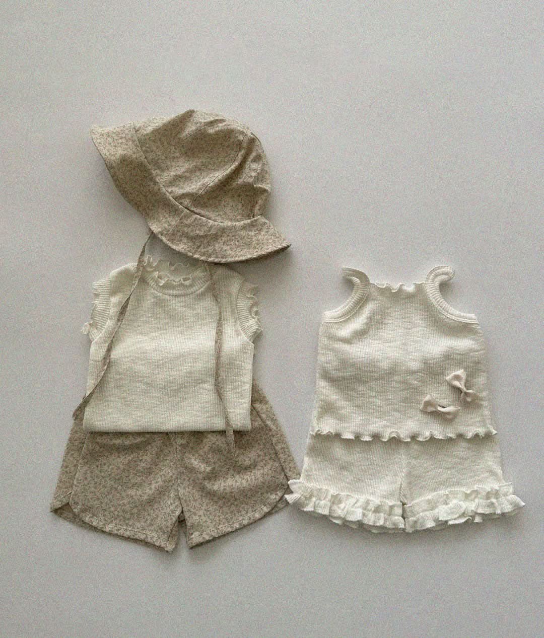Baby/Toddler Aosta Frill Detail Ribbed Shorts (3m-5y)- 2 Colors kids outfit