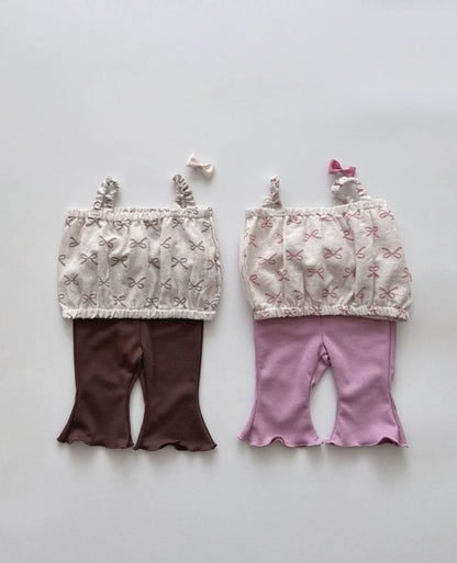 Baby/Toddler Aosta Lettuce - Edge Flare Pants (3m - 5y) - 3 Colors kids outfit