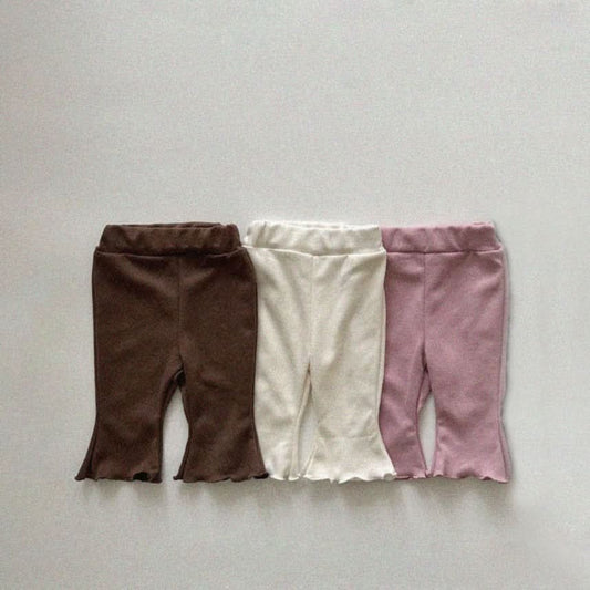 Baby/Toddler Aosta Lettuce - Edge Flare Pants (3m - 5y) - 3 Colors kids outfit