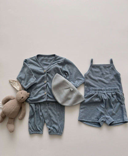 Baby/Toddler Aosta Linen Cotton Basic Tank Top (3m - 5y) - 7 Colors kids outfit