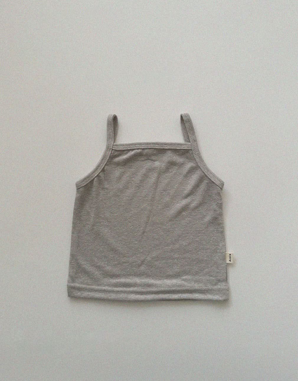 Baby/Toddler Aosta Linen Cotton Basic Tank Top (3m - 5y) - 7 Colors kids outfit