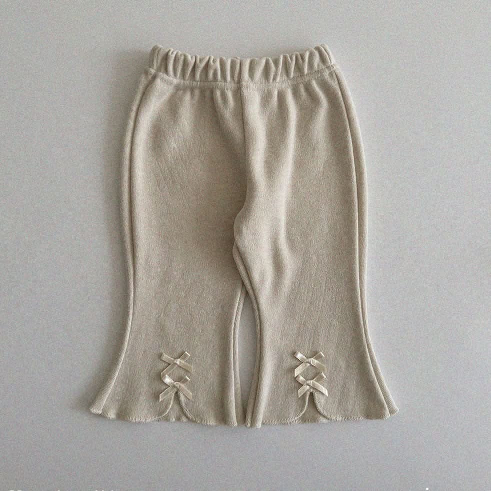 Baby/Toddler Aosta S25 Bow Detail Flare Pants (3m - 5y) - 3 Colors kids outfit