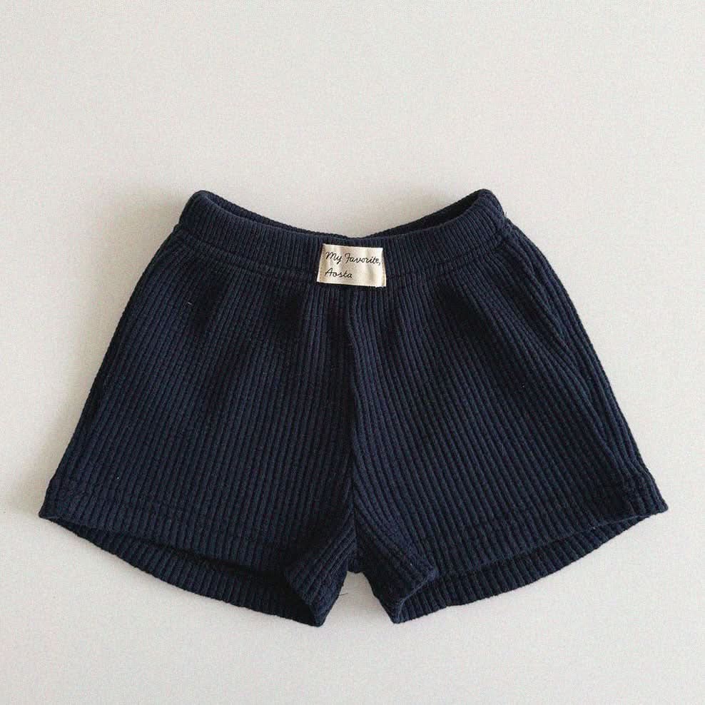 Baby/Toddler Aosta S25 Waffle Basic Shorts (3m - 5y) - 3 Colors kids outfit