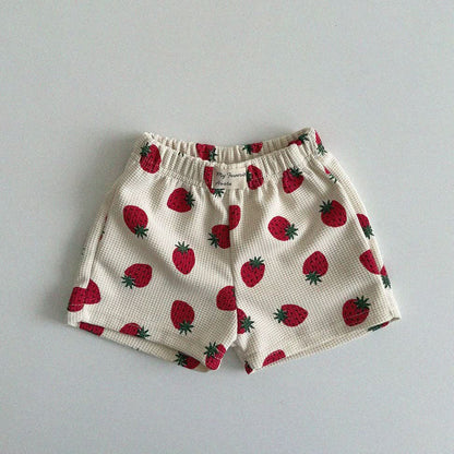 Baby/Toddler Aosta S25 Waffle Basic Shorts (3m - 5y) - 3 Colors kids outfit