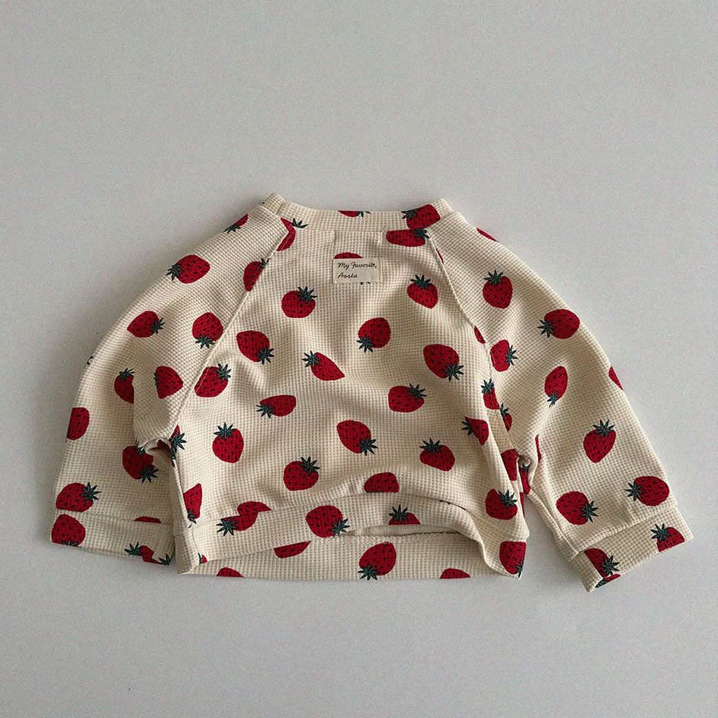 Baby/Toddler Aosta S25 Waffle Basic Sweatshirt (3m - 5y) - 3 Colors kids outfit