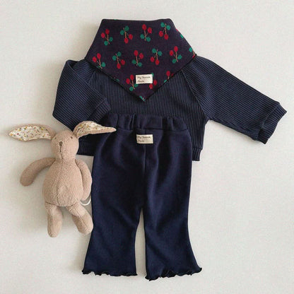 Baby/Toddler Aosta S25 Waffle Basic Sweatshirt (3m - 5y) - 3 Colors kids outfit