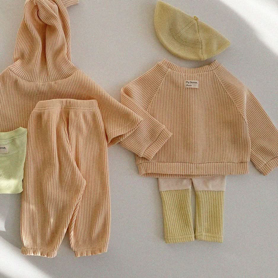 Baby/Toddler Aosta S25 Waffle Jogger Pants (3m - 5y) - 3 Colors kids outfit