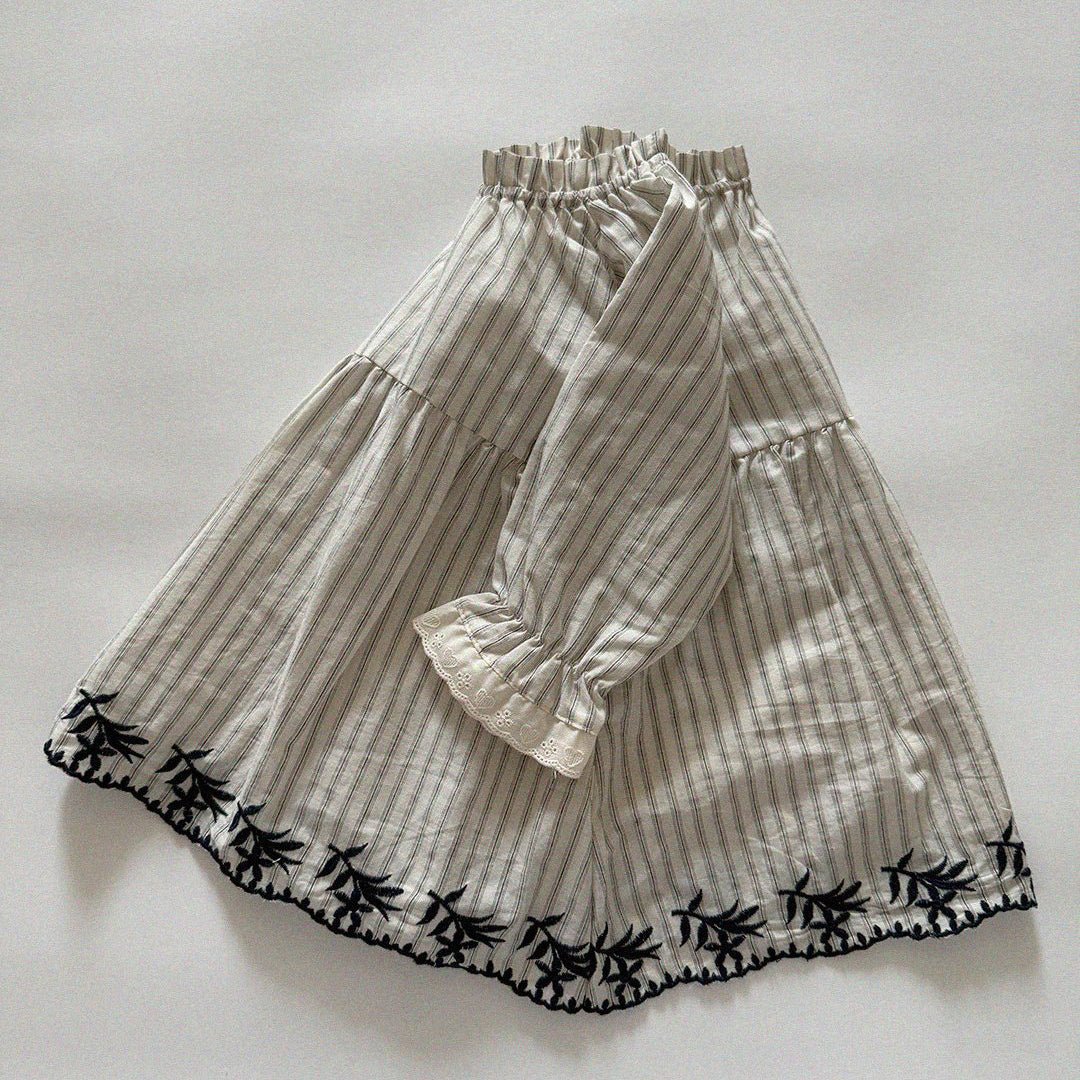 Baby/Toddler Aosta SP26 Lace Detail Jacquard Dress (3m - 5y) - 2 Colors - AT NOON STORE
