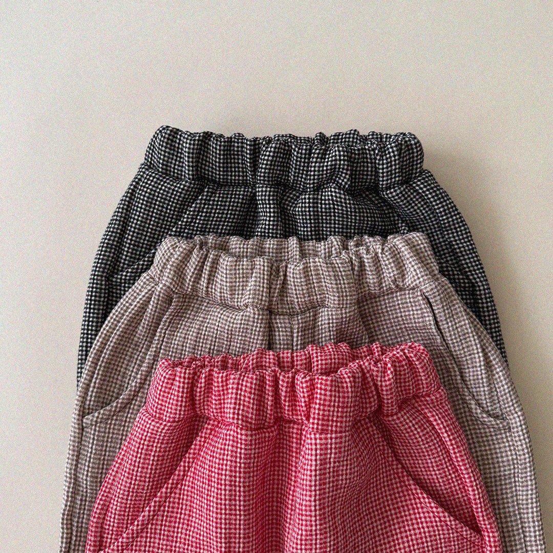 Baby/Toddler Aosta SP26 Plaid Pull - on Pants (3m - 5y) - 3 Colors - AT NOON STORE