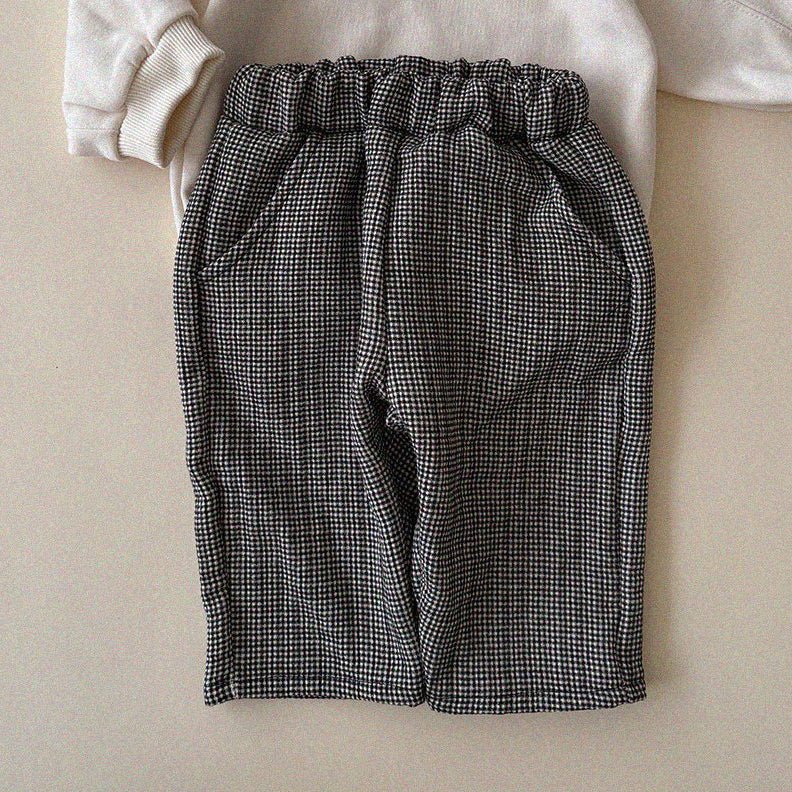 Baby/Toddler Aosta SP26 Plaid Pull - on Pants (3m - 5y) - 3 Colors - AT NOON STORE