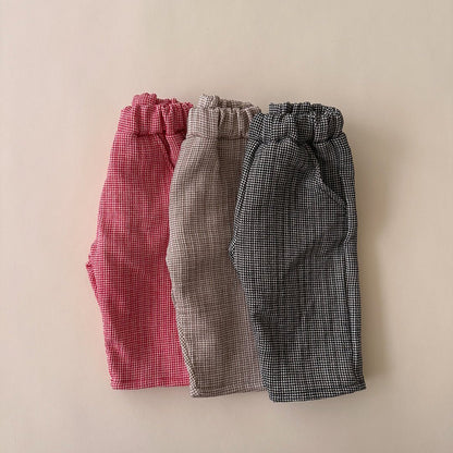 Baby/Toddler Aosta SP26 Plaid Pull - on Pants (3m - 5y) - 3 Colors - AT NOON STORE