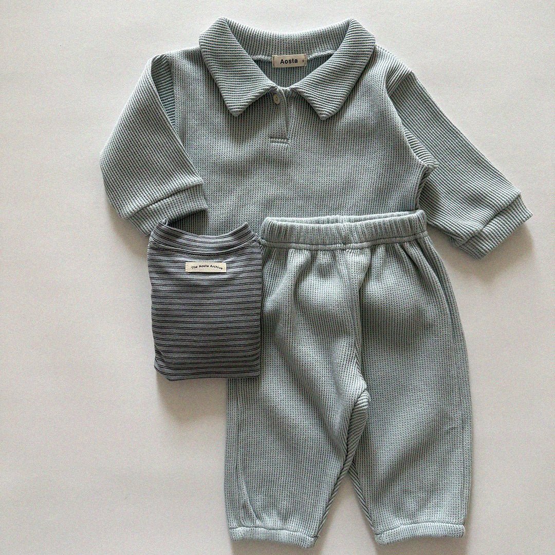 Baby/Toddler Aosta SP26 Waffle Jogger Pants (3m - 5y) - 3 Colors - AT NOON STORE