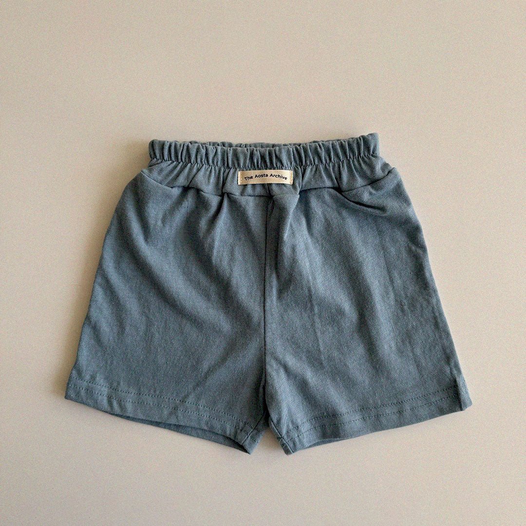 Baby/Toddler Aosta SS25 Cotton Basic Shorts (3m - 5y) - 5 Colors kids outfit