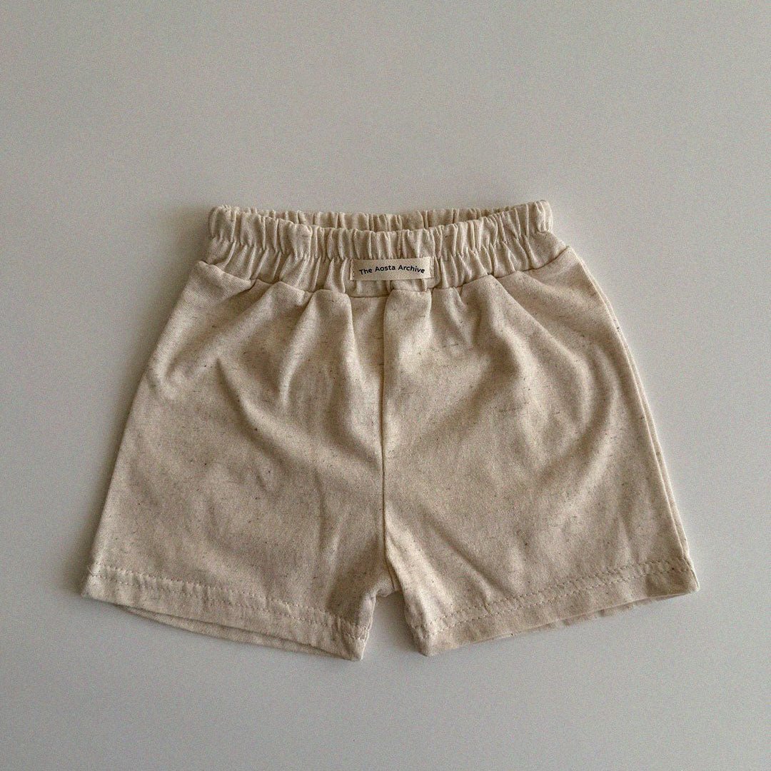 Baby/Toddler Aosta SS25 Cotton Basic Shorts (3m - 5y) - 5 Colors kids outfit