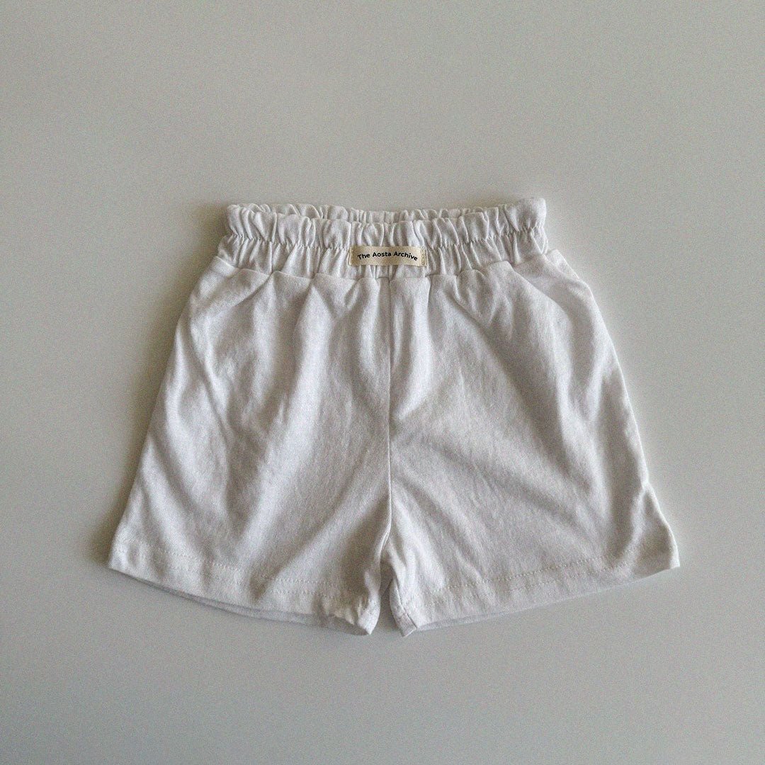 Baby/Toddler Aosta SS25 Cotton Basic Shorts (3m - 5y) - 5 Colors kids outfit