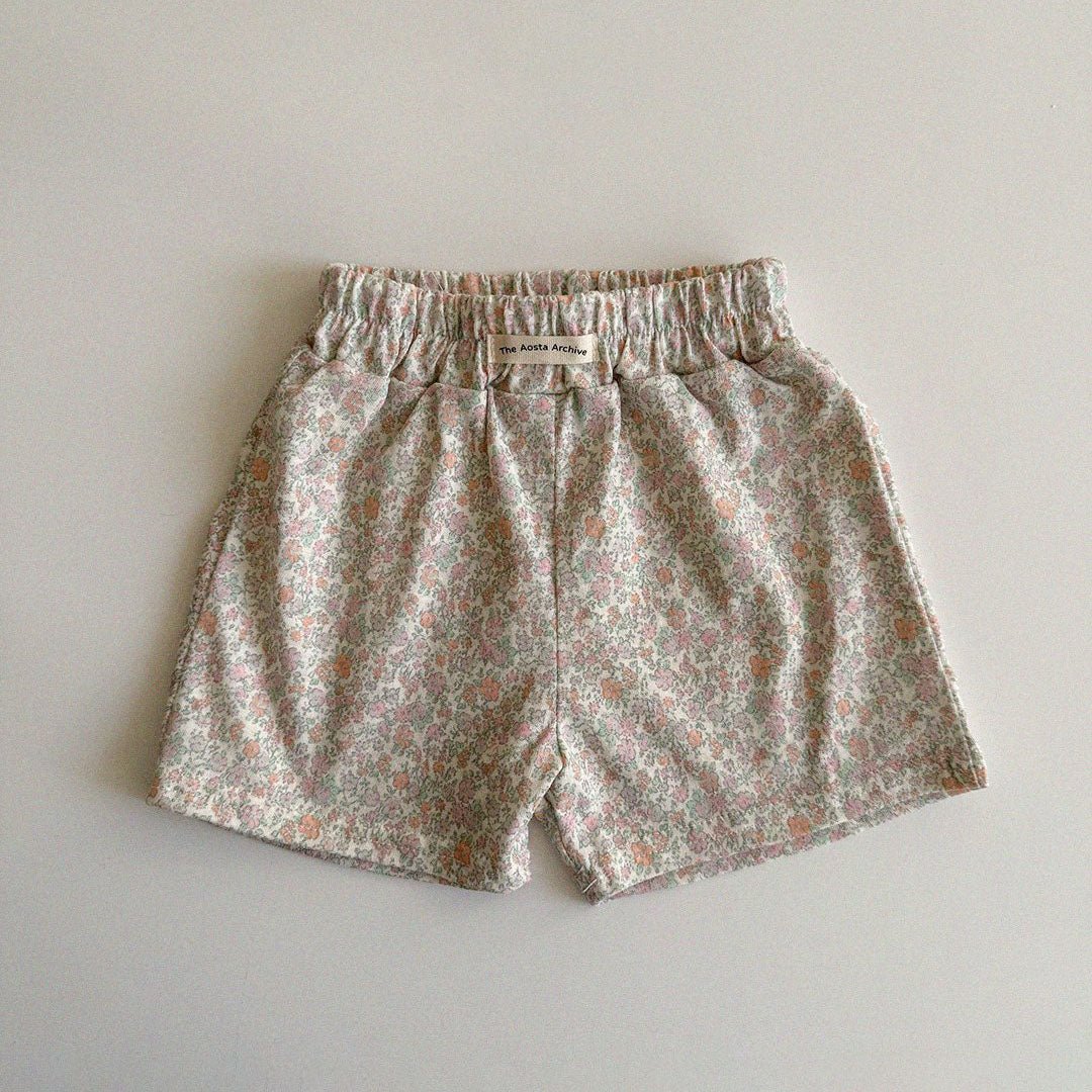 Baby/Toddler Aosta SS25 Cotton Basic Shorts (3m - 5y) - 5 Colors kids outfit