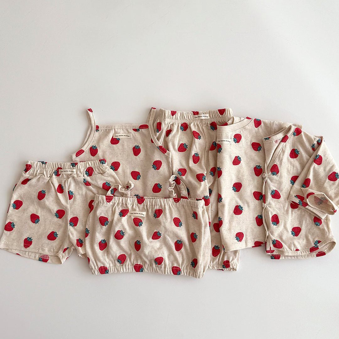 Baby/Toddler Aosta SS25 Cotton Basic Shorts (3m - 5y) - 5 Colors kids outfit