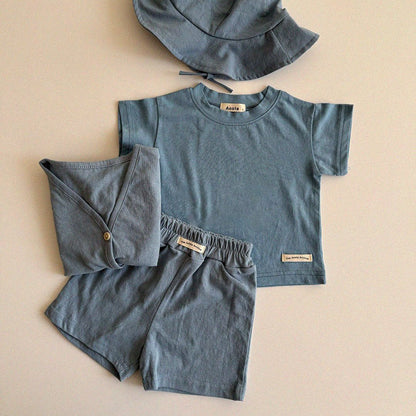 Baby/Toddler Aosta SS25 Cotton Basic Shorts (3m - 5y) - 5 Colors kids outfit