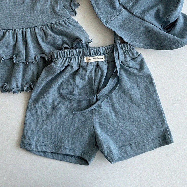 Baby/Toddler Aosta SS25 Cotton Basic Shorts (3m - 5y) - 5 Colors kids outfit
