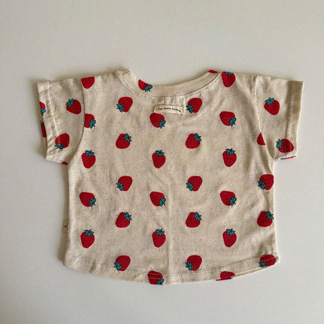 Baby/Toddler Aosta SS25 Cotton Basic Tee (3m - 5y) - 5 Colors kids outfit