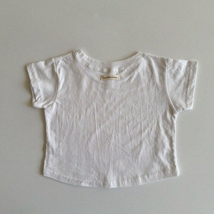 Baby/Toddler Aosta SS25 Cotton Basic Tee (3m - 5y) - 5 Colors kids outfit