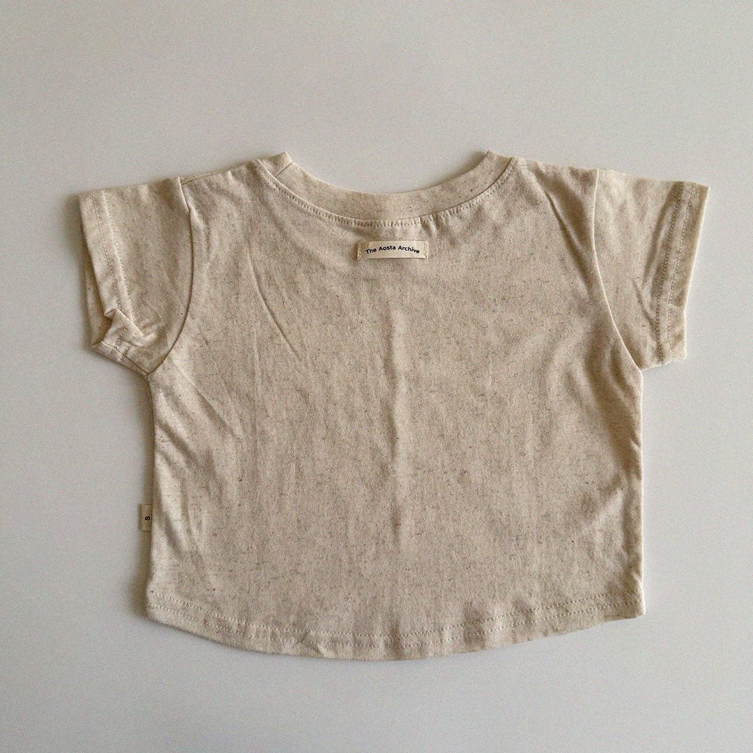 Baby/Toddler Aosta SS25 Cotton Basic Tee (3m - 5y) - 5 Colors kids outfit